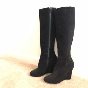 Vera Wang Lavender Eldora Boots Black Suede